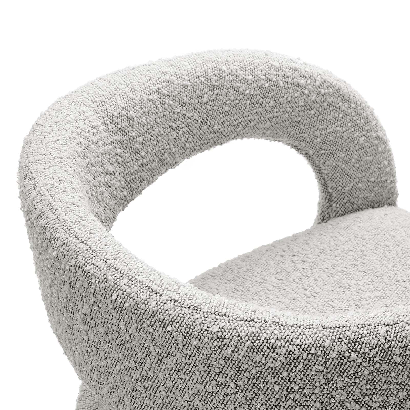 Pinnacle Boucle Upholstered Dining Chair Set of Two By Modway - EEI-6562 | Dining Chairs | Modishstore - 24