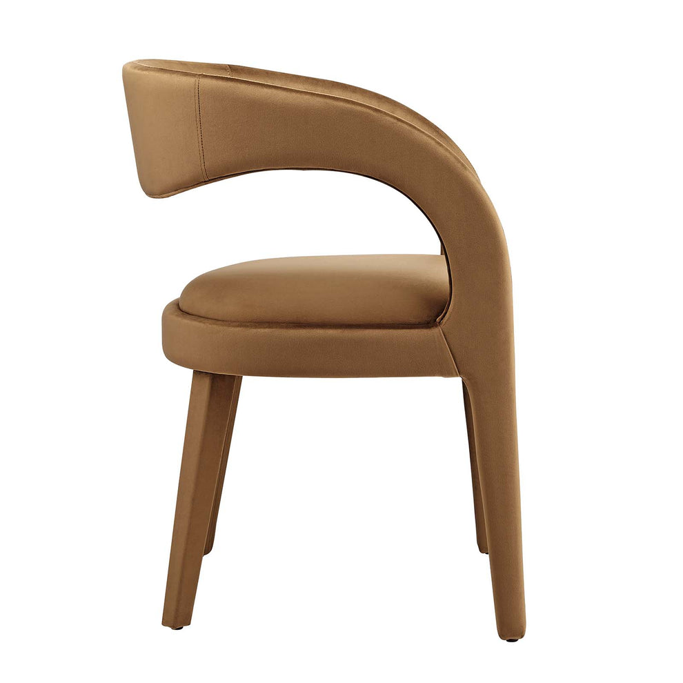 Pinnacle Performance Velvet Dining Chair Set of Two By Modway - EEI-6563 | Dining Chairs | Modishstore - 3