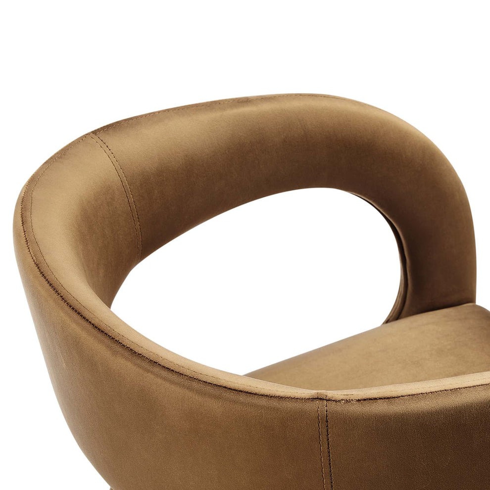Pinnacle Performance Velvet Dining Chair Set of Two By Modway - EEI-6563 | Dining Chairs | Modishstore - 6