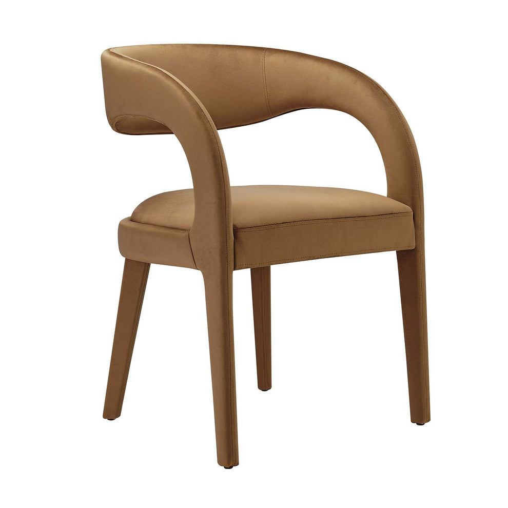 Pinnacle Performance Velvet Dining Chair Set of Two By Modway - EEI-6563 | Dining Chairs | Modishstore - 7