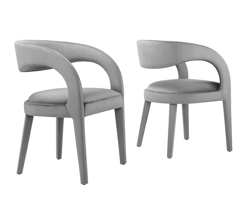 Pinnacle Performance Velvet Dining Chair Set of Two By Modway - EEI-6563 | Dining Chairs | Modway - 19