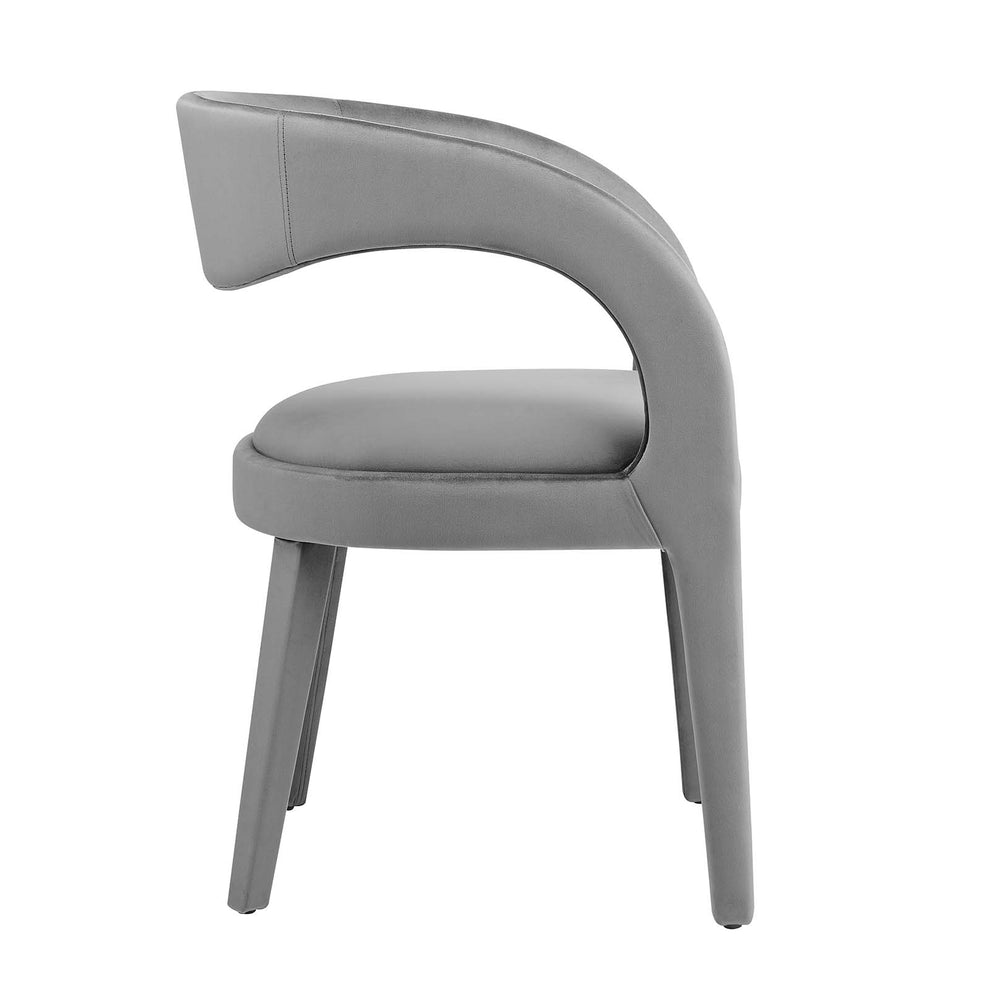 Pinnacle Performance Velvet Dining Chair Set of Two By Modway - EEI-6563 | Dining Chairs | Modishstore - 21