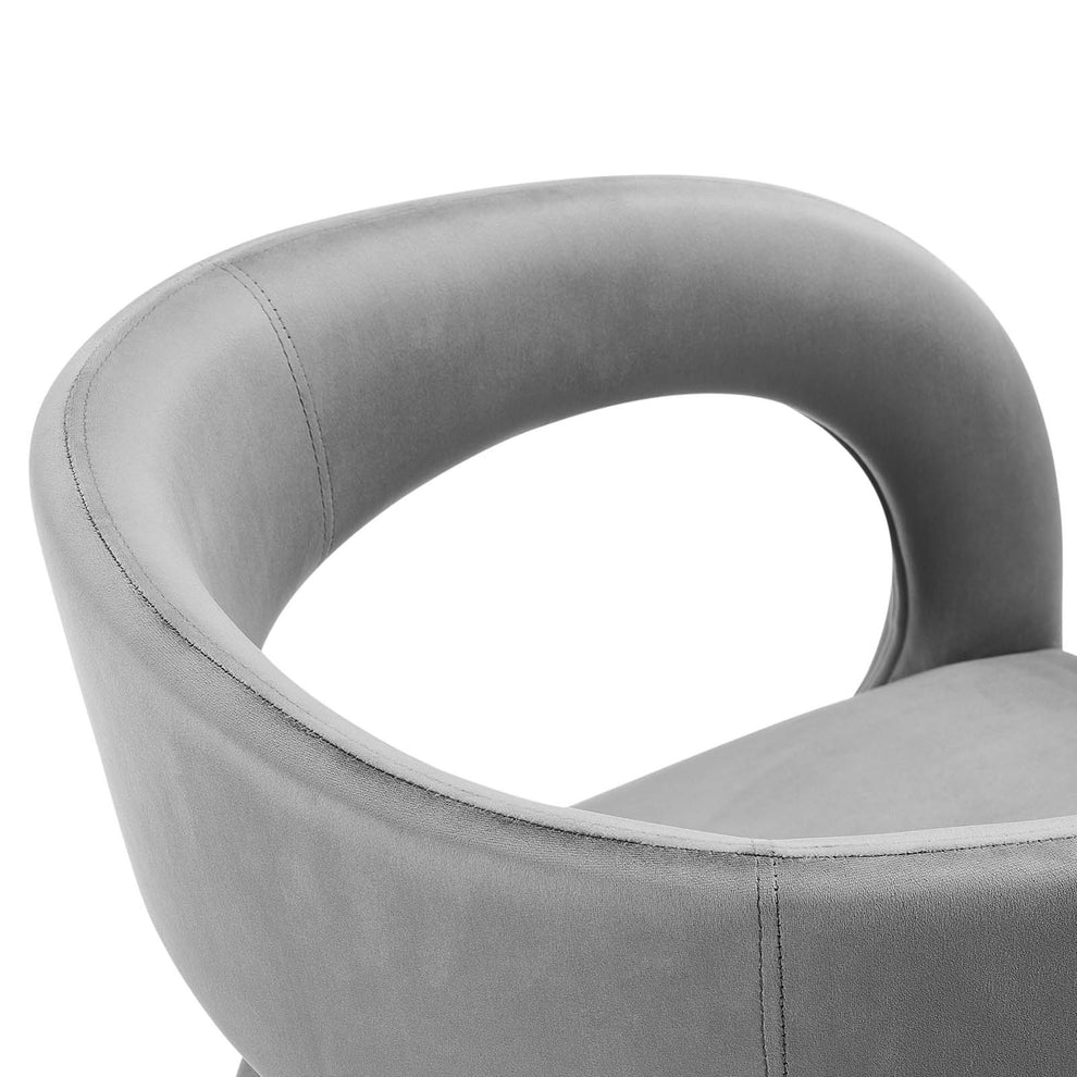 Pinnacle Performance Velvet Dining Chair Set of Two By Modway - EEI-6563 | Dining Chairs | Modishstore - 24