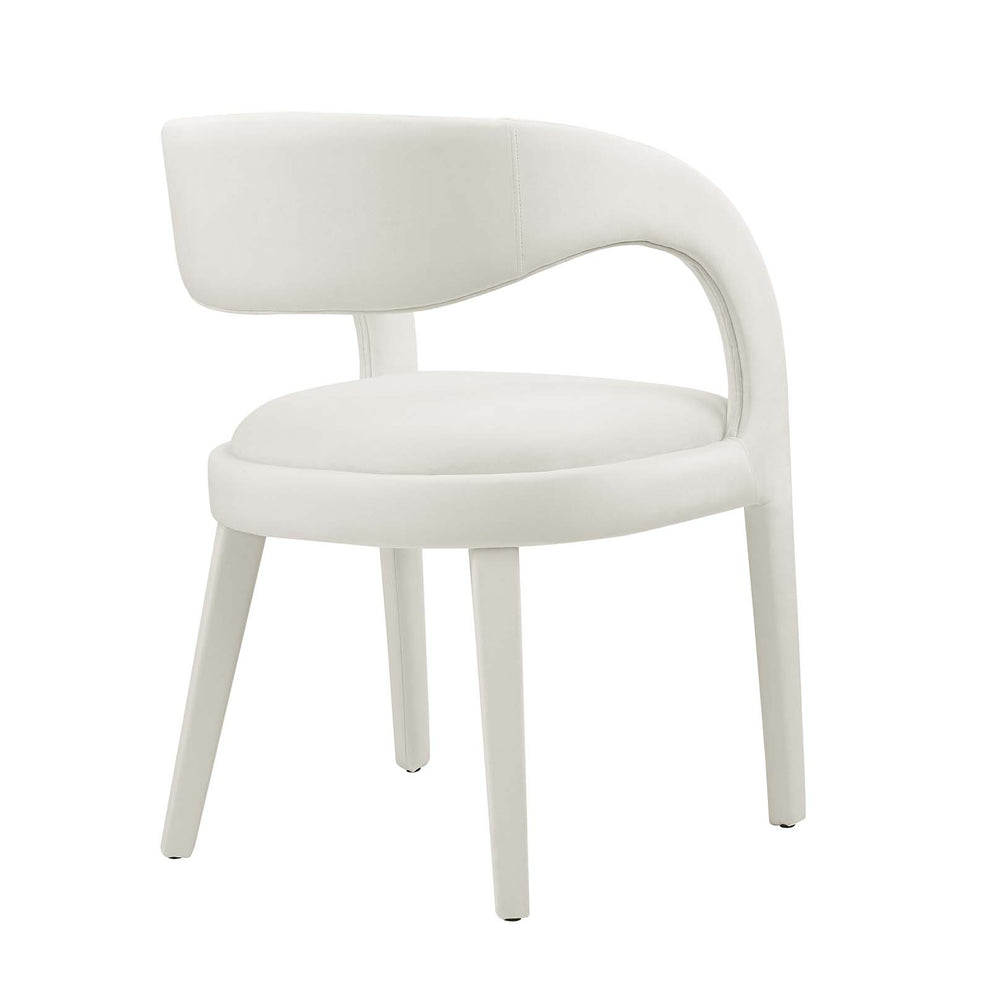 Pinnacle Performance Velvet Dining Chair Set of Two By Modway - EEI-6563 | Dining Chairs | Modishstore - 31