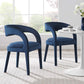 Pinnacle Performance Velvet Dining Chair Set of Two By Modway - EEI-6563 | Dining Chairs | Modishstore - 38