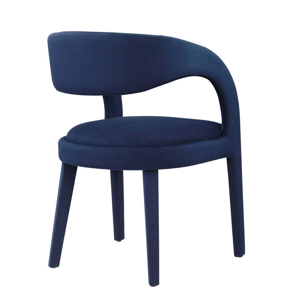 Pinnacle Performance Velvet Dining Chair Set of Two By Modway - EEI-6563 | Dining Chairs | Modishstore - 40