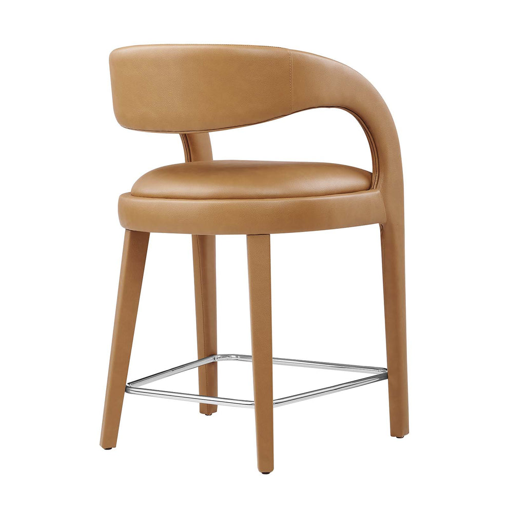 Pinnacle Vegan Leather Counter Stool Set of Two By Modway - EEI-6564 | Counter Stools | Modishstore - 13
