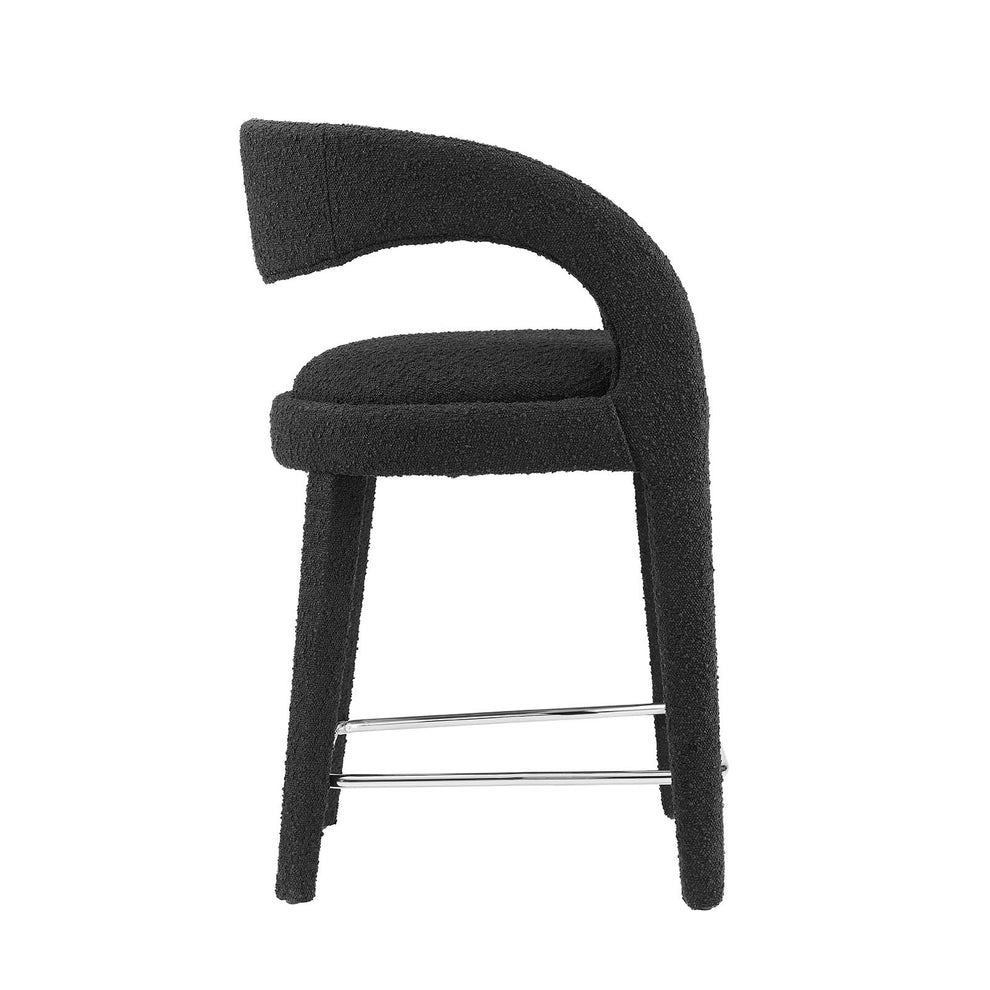 Pinnacle Boucle Upholstered Counter Stool Set of Two By Modway - EEI-6565 | Counter Stools | Modishstore - 3