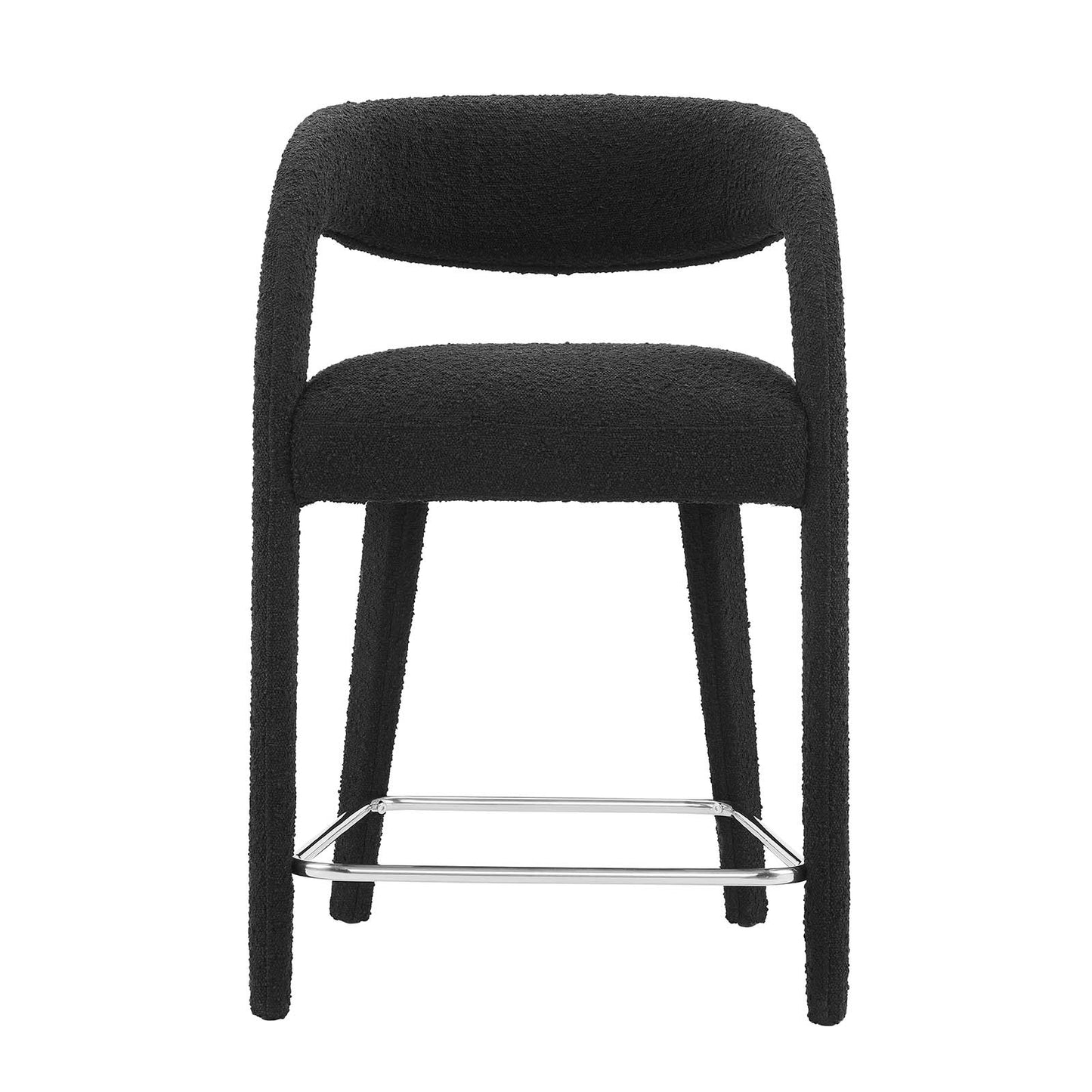 Pinnacle Boucle Upholstered Counter Stool Set of Two By Modway - EEI-6565 | Counter Stools | Modishstore - 5