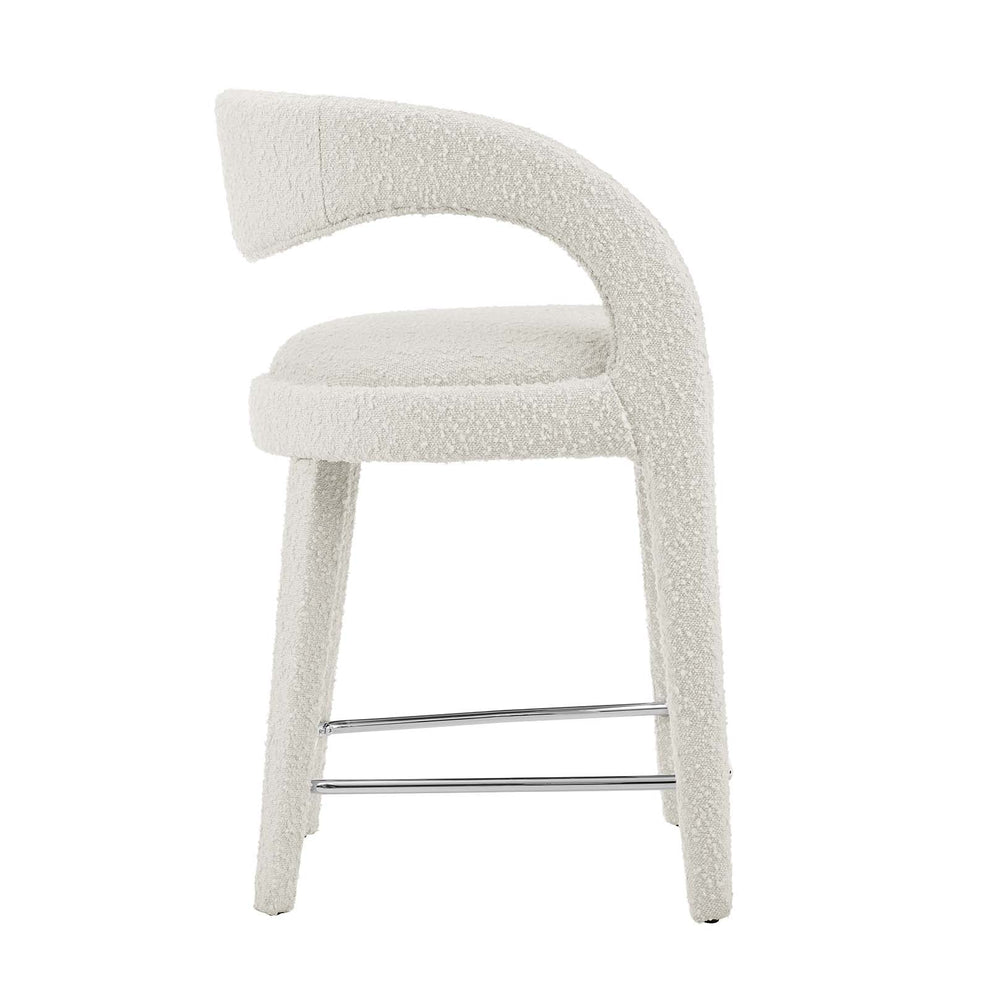 Pinnacle Boucle Upholstered Counter Stool Set of Two By Modway - EEI-6565 | Counter Stools | Modishstore - 12