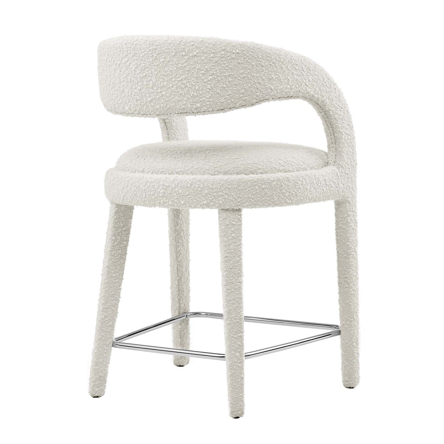Pinnacle Boucle Upholstered Counter Stool Set of Two By Modway - EEI-6565 | Counter Stools | Modishstore - 13