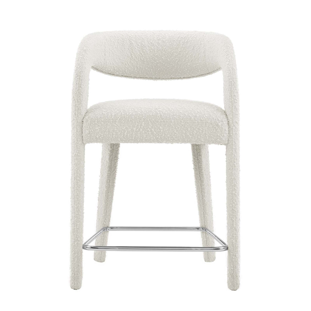 Pinnacle Boucle Upholstered Counter Stool Set of Two By Modway - EEI-6565 | Counter Stools | Modishstore - 14