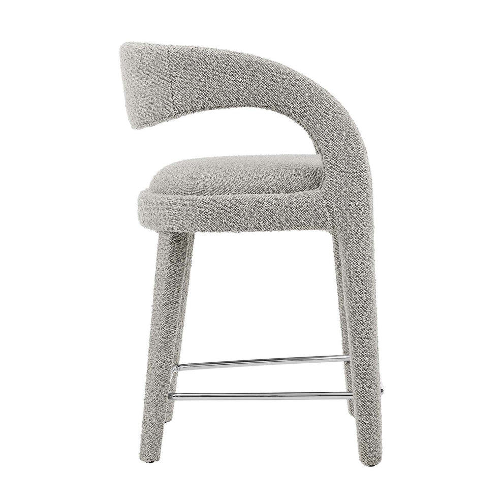 Pinnacle Boucle Upholstered Counter Stool Set of Two By Modway - EEI-6565 | Counter Stools | Modishstore - 21