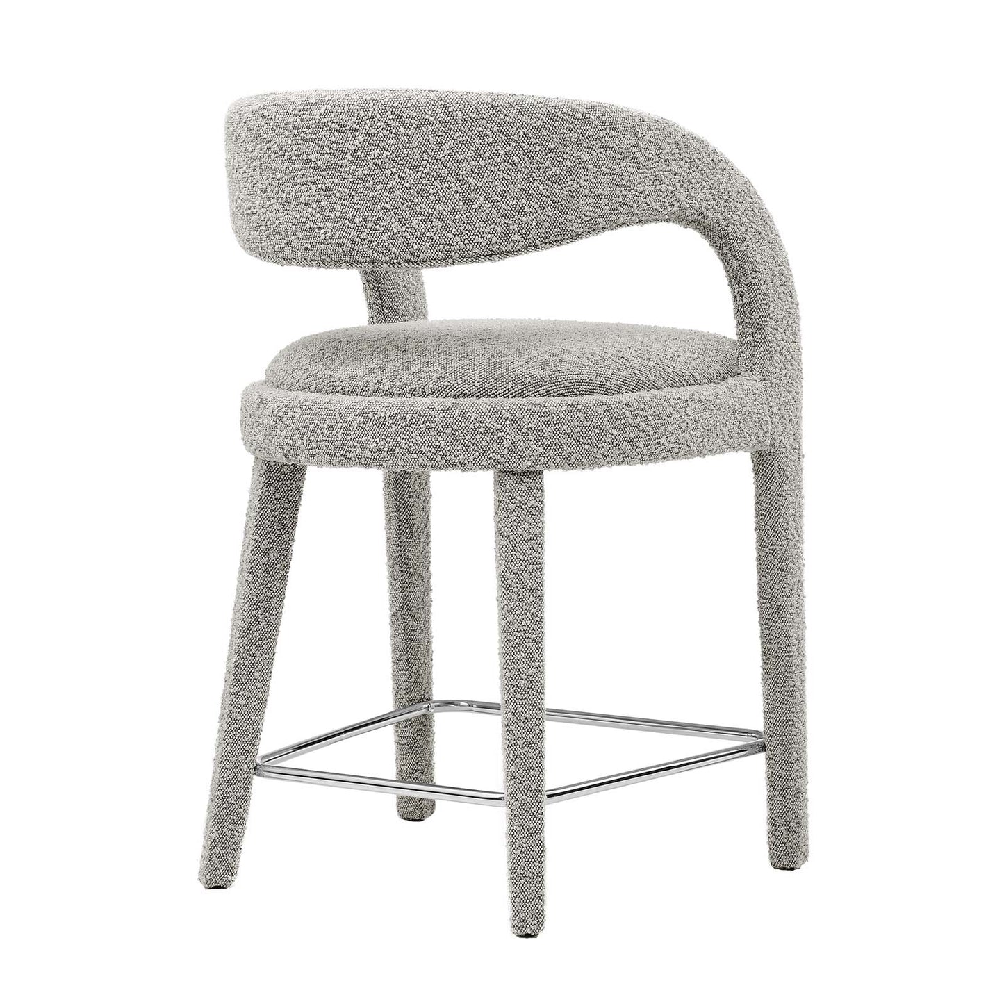 Pinnacle Boucle Upholstered Counter Stool Set of Two By Modway - EEI-6565 | Counter Stools | Modishstore - 22