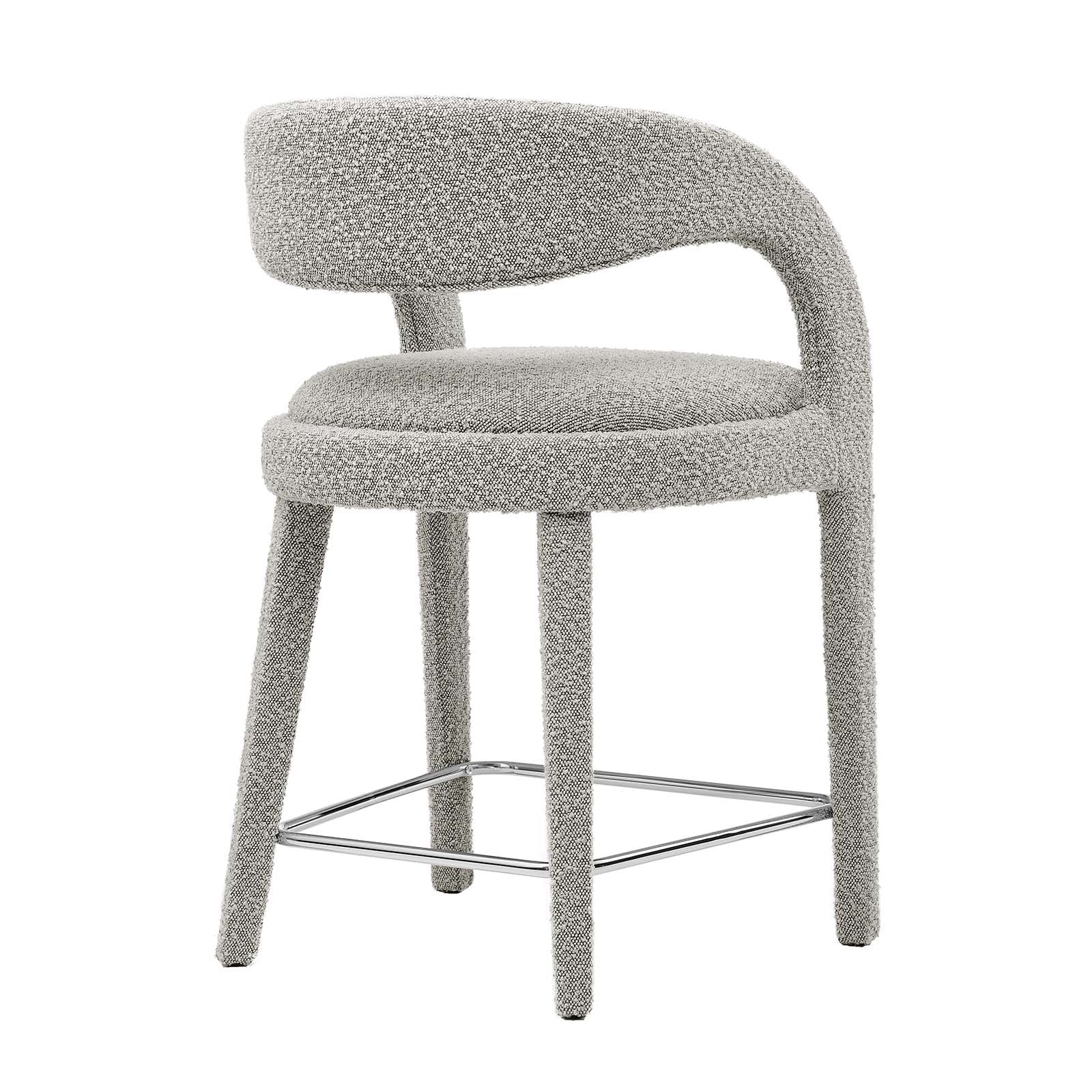Pinnacle Boucle Upholstered Counter Stool Set of Two By Modway - EEI-6565 | Counter Stools | Modishstore - 22