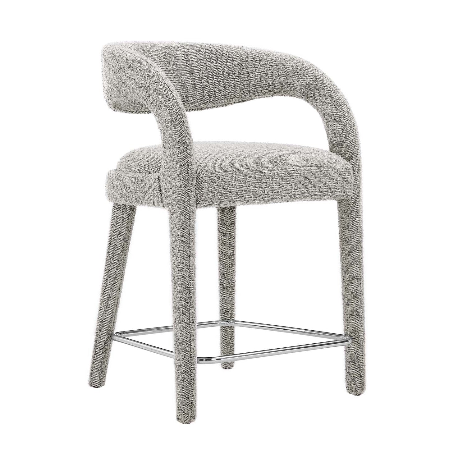 Pinnacle Boucle Upholstered Counter Stool Set of Two By Modway - EEI-6565 | Counter Stools | Modishstore - 25