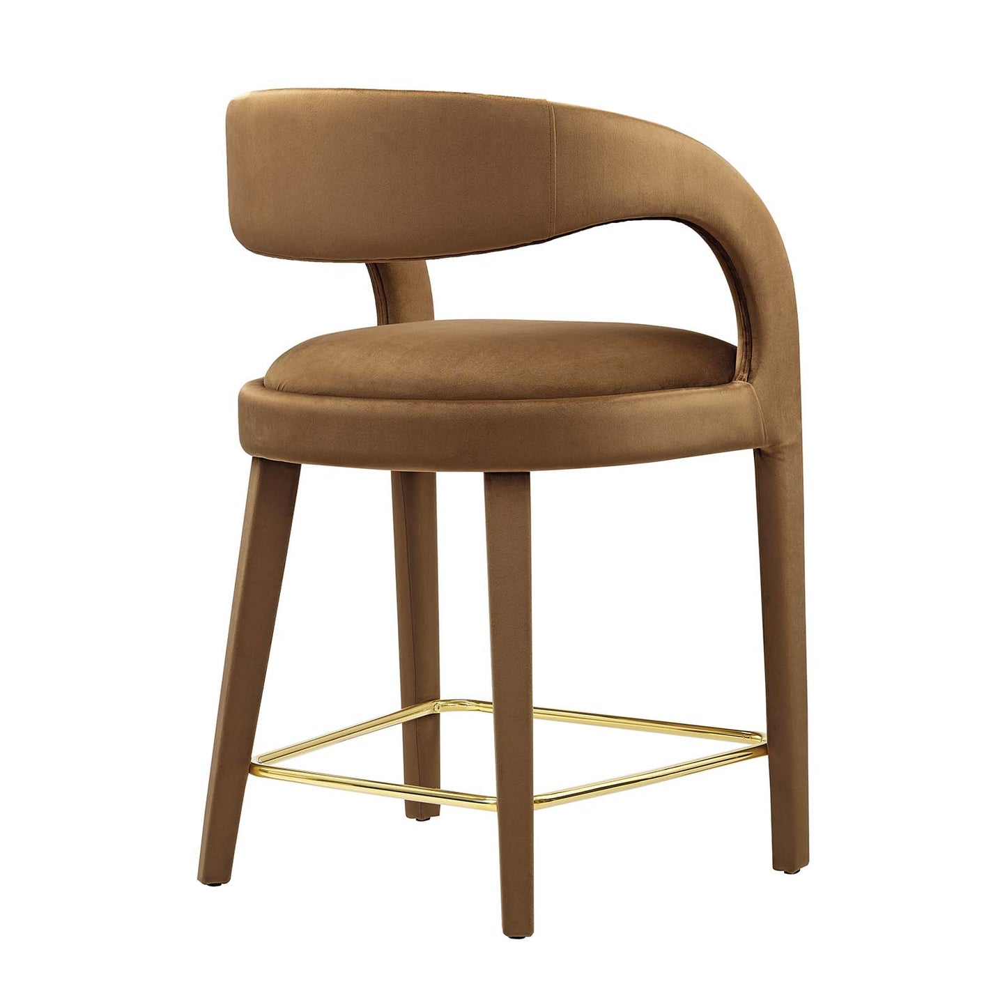 Pinnacle Performance Velvet Counter Stool Set of Two By Modway - EEI-6566 | Counter Stools | Modishstore - 4
