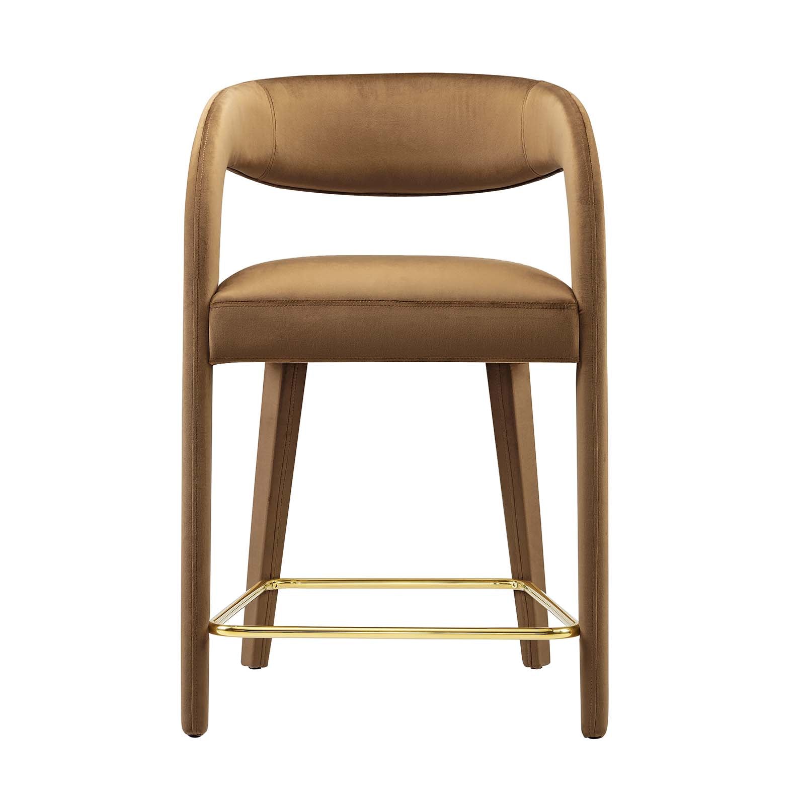 Pinnacle Performance Velvet Counter Stool Set of Two By Modway - EEI-6566 | Counter Stools | Modway - 5