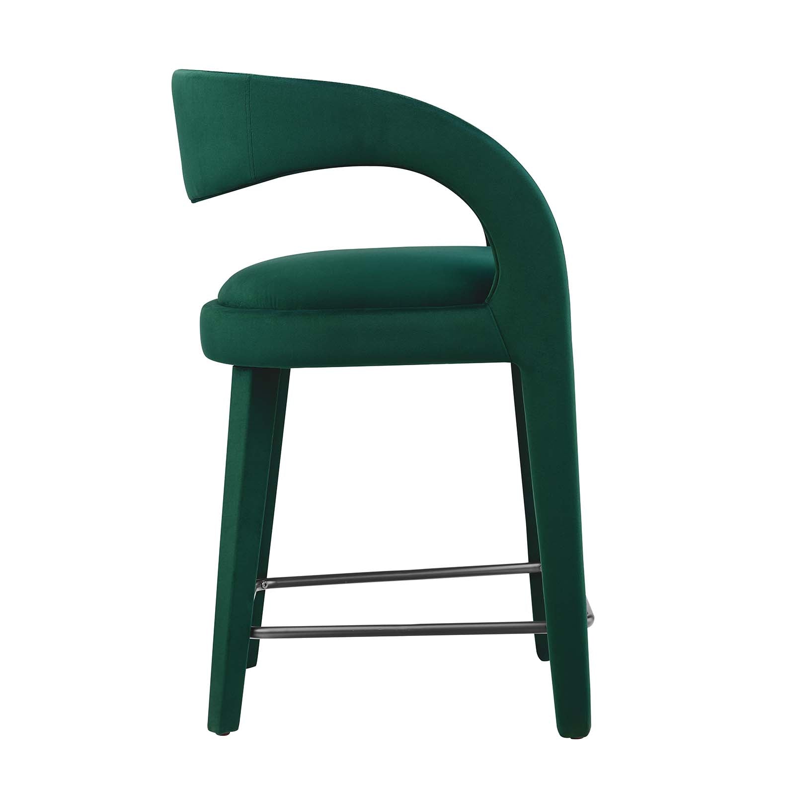 Pinnacle Performance Velvet Counter Stool Set of Two By Modway - EEI-6566 | Counter Stools | Modishstore - 12