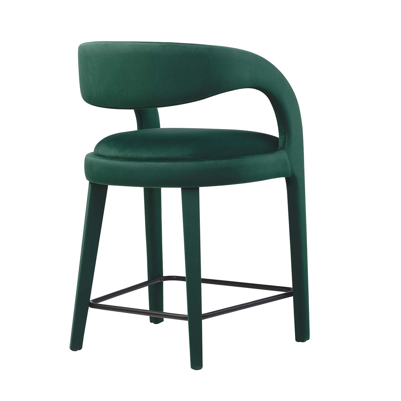 Pinnacle Performance Velvet Counter Stool Set of Two By Modway - EEI-6566 | Counter Stools | Modishstore - 13