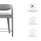 Pinnacle Performance Velvet Counter Stool Set of Two By Modway - EEI-6566 | Counter Stools | Modishstore - 26