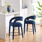 Pinnacle Performance Velvet Counter Stool Set of Two By Modway - EEI-6566 | Counter Stools | Modishstore - 38