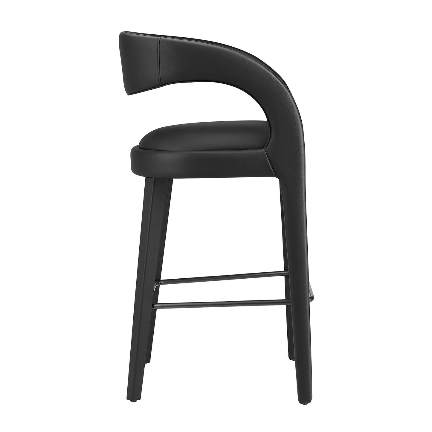 Pinnacle Vegan Leather Bar Stool Set of Two By Modway - EEI-6567 | Bar Stools | Modway - 3