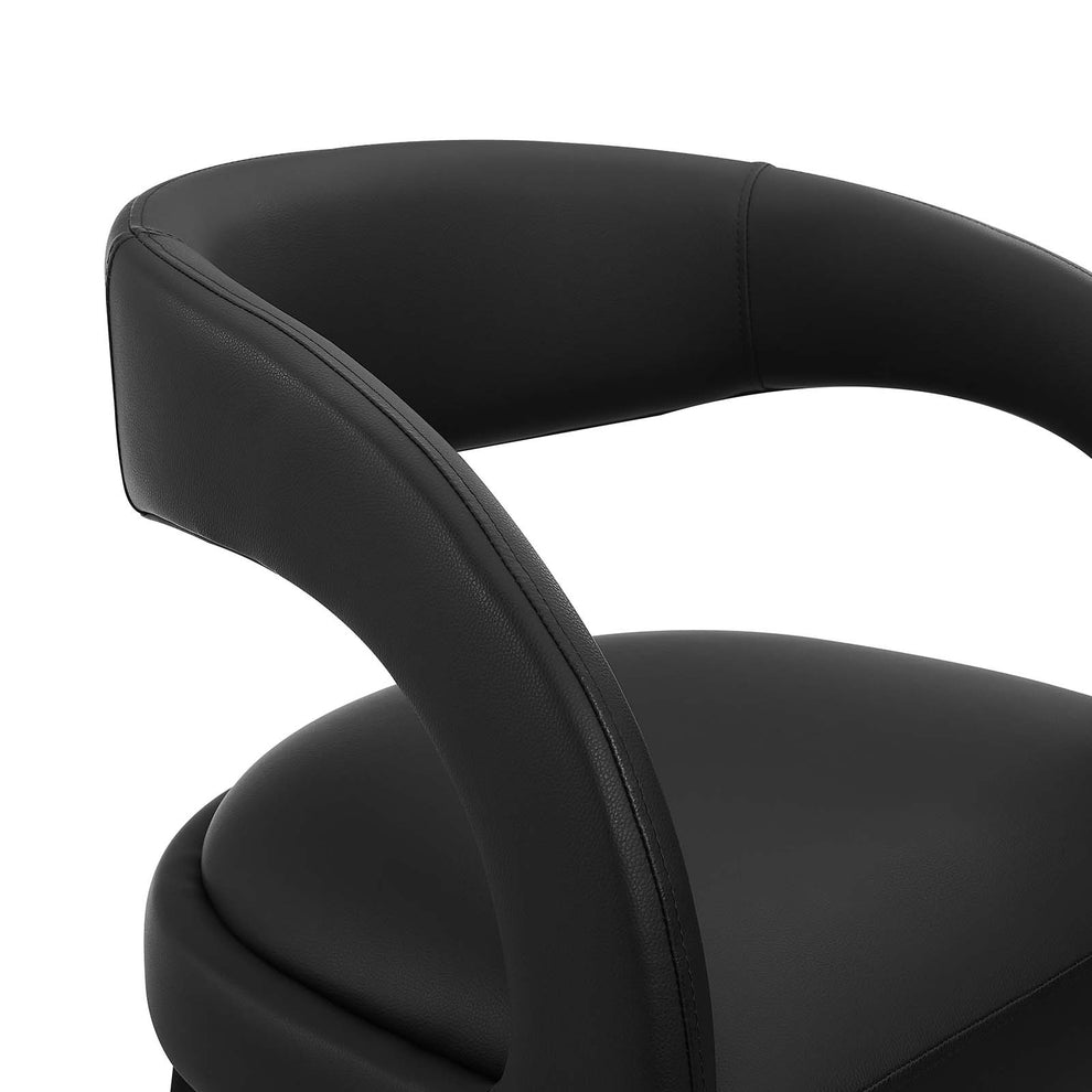 Pinnacle Vegan Leather Bar Stool Set of Two By Modway - EEI-6567 | Bar Stools | Modishstore - 6