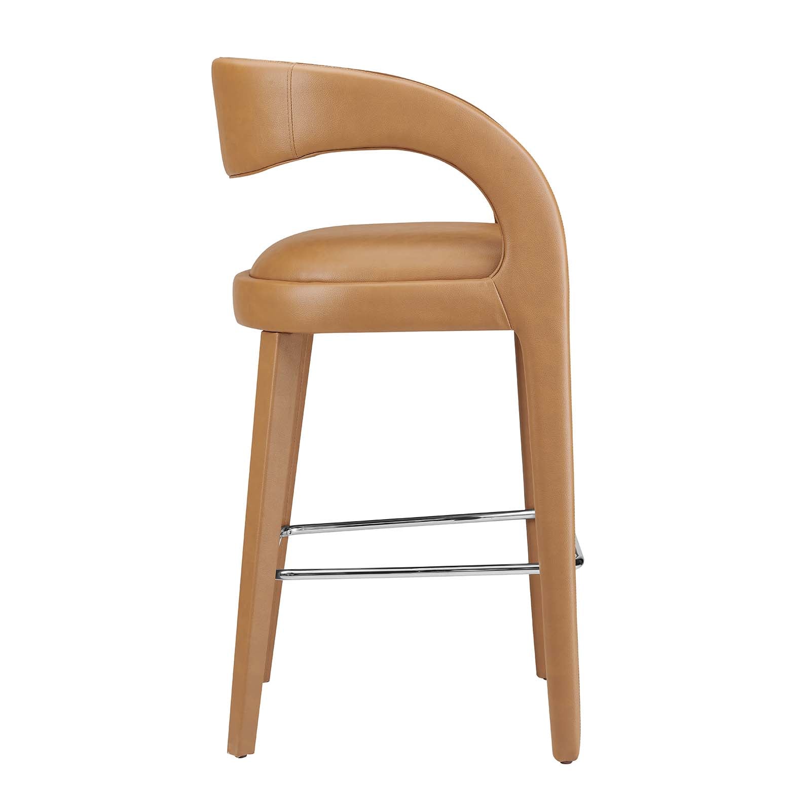 Pinnacle Vegan Leather Bar Stool Set of Two By Modway - EEI-6567 | Bar Stools | Modway - 12