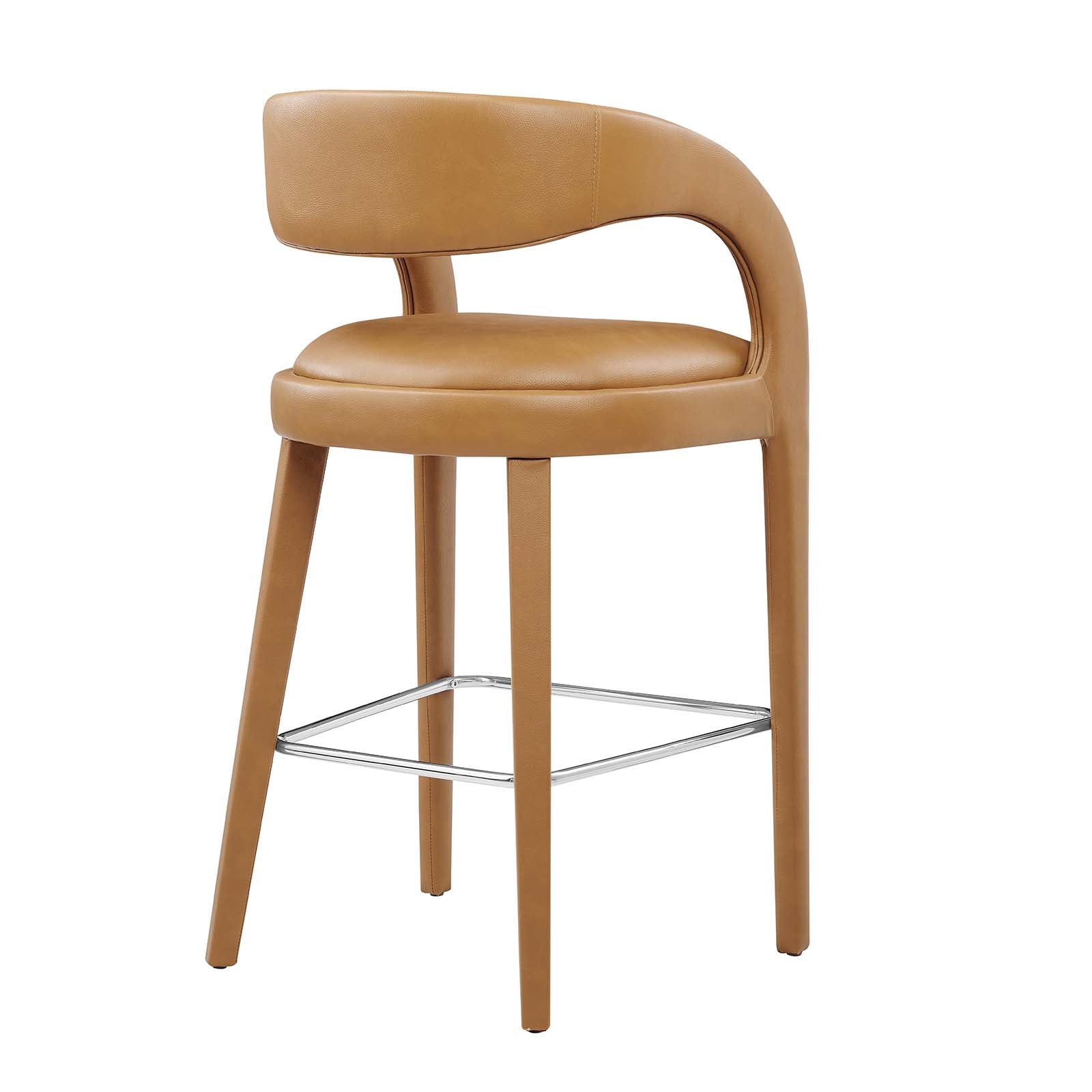 Pinnacle Vegan Leather Bar Stool Set of Two By Modway - EEI-6567 | Bar Stools | Modishstore - 13