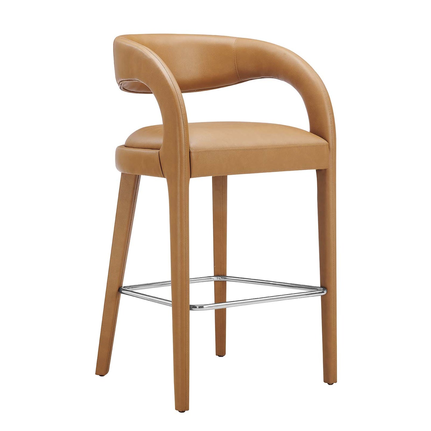 Pinnacle Vegan Leather Bar Stool Set of Two By Modway - EEI-6567 | Bar Stools | Modishstore - 16