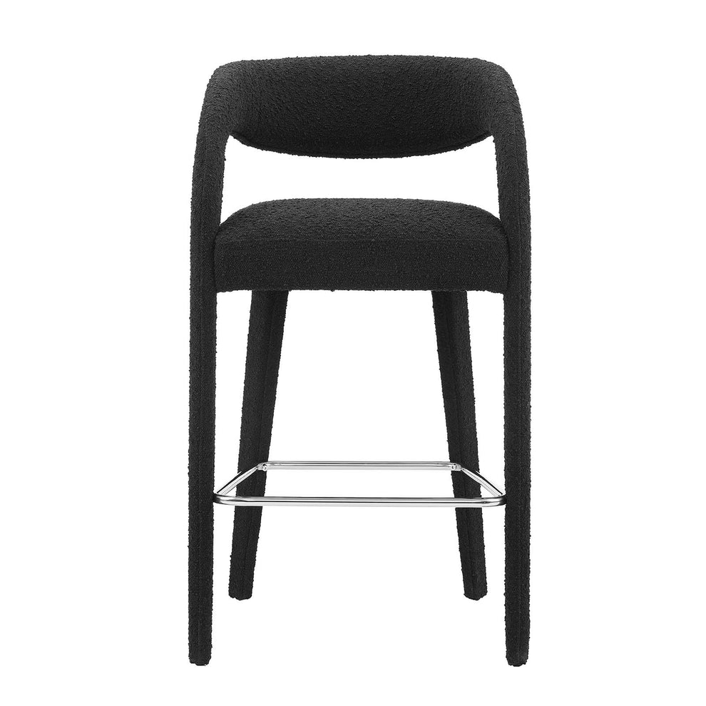 Pinnacle Boucle Upholstered Bar Stool Set of Two By Modway - EEI-6568 | Bar Stools | Modishstore - 5