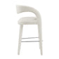 Pinnacle Boucle Upholstered Bar Stool Set of Two By Modway - EEI-6568 | Bar Stools | Modway - 12