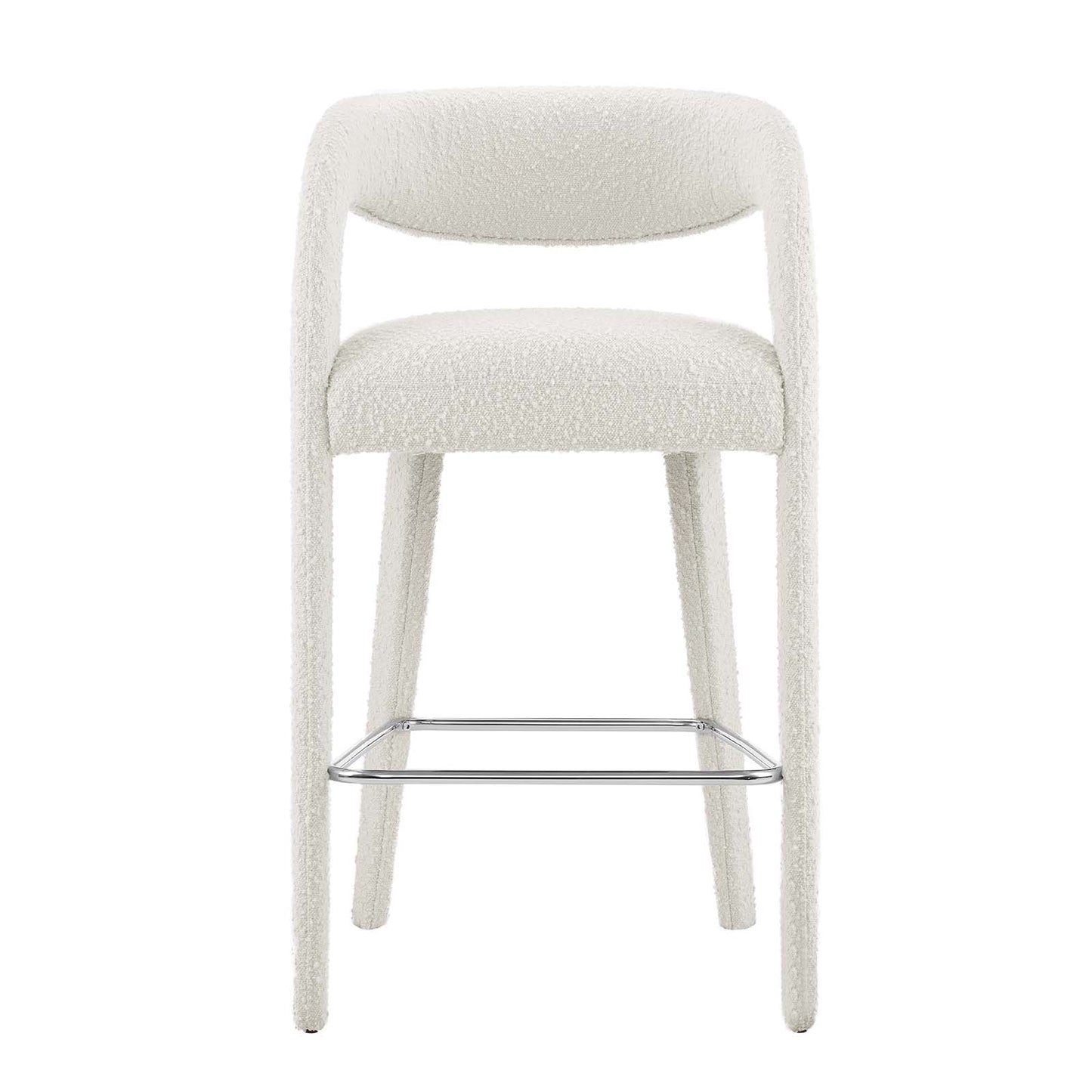 Pinnacle Boucle Upholstered Bar Stool Set of Two By Modway - EEI-6568 | Bar Stools | Modway - 14