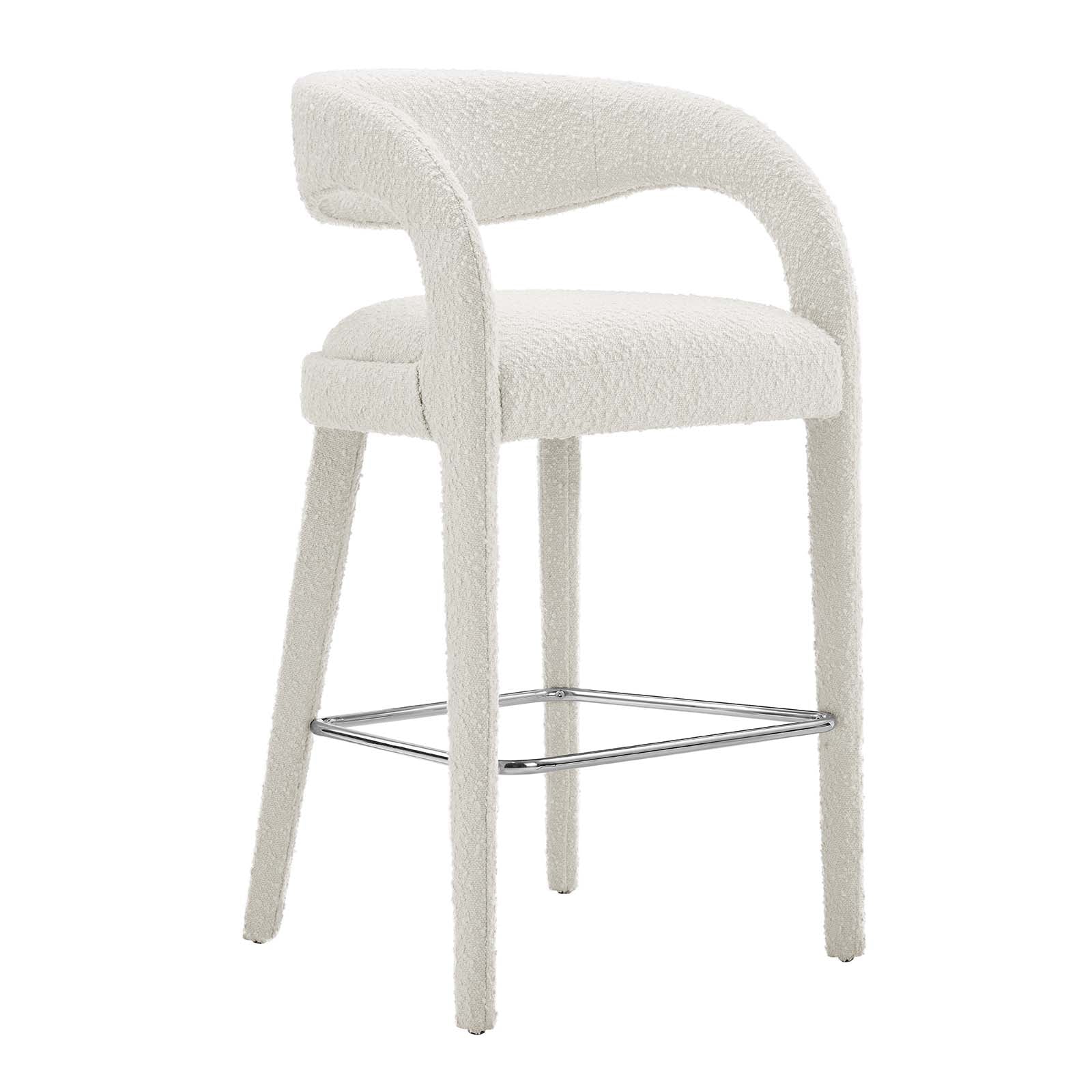Pinnacle Boucle Upholstered Bar Stool Set of Two By Modway - EEI-6568 | Bar Stools | Modway - 16