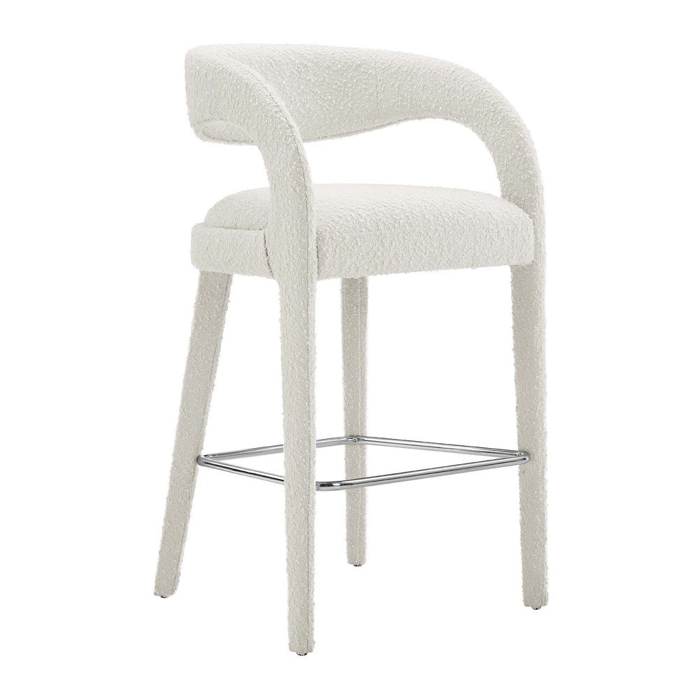 Pinnacle Boucle Upholstered Bar Stool Set of Two By Modway - EEI-6568 | Bar Stools | Modishstore - 16