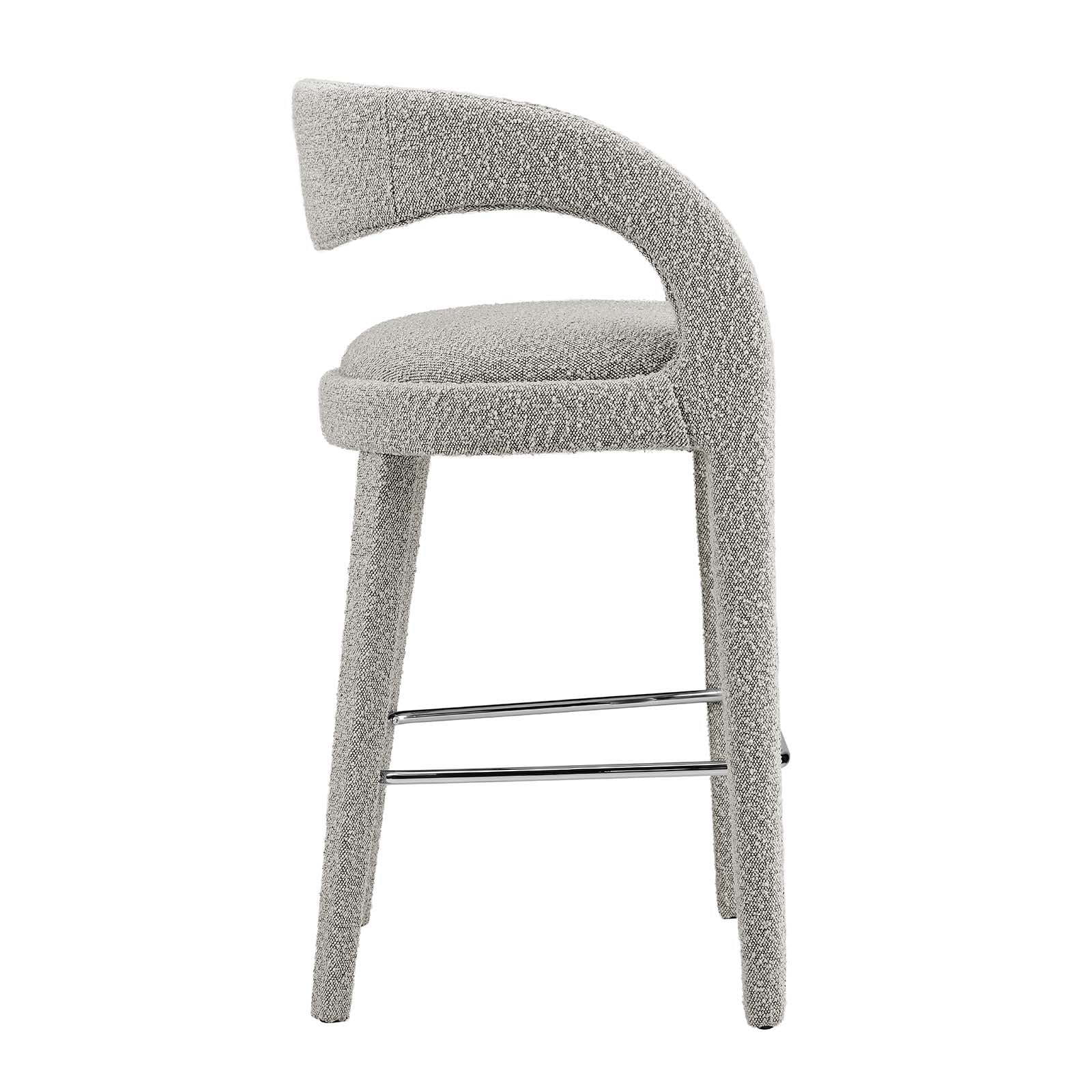 Pinnacle Boucle Upholstered Bar Stool Set of Two By Modway - EEI-6568 | Bar Stools | Modway - 21