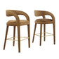 Pinnacle Performance Velvet Bar Stool Set of Two By Modway - EEI-6569 | Bar Stools | Modishstore - 2
