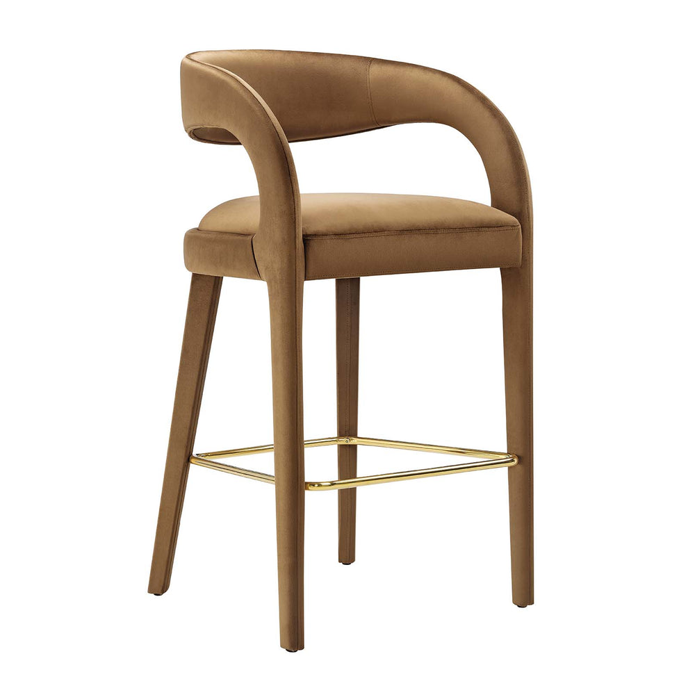 Pinnacle Performance Velvet Bar Stool Set of Two By Modway - EEI-6569 | Bar Stools | Modishstore - 7