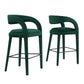 Pinnacle Performance Velvet Bar Stool Set of Two By Modway - EEI-6569 | Bar Stools | Modishstore - 10