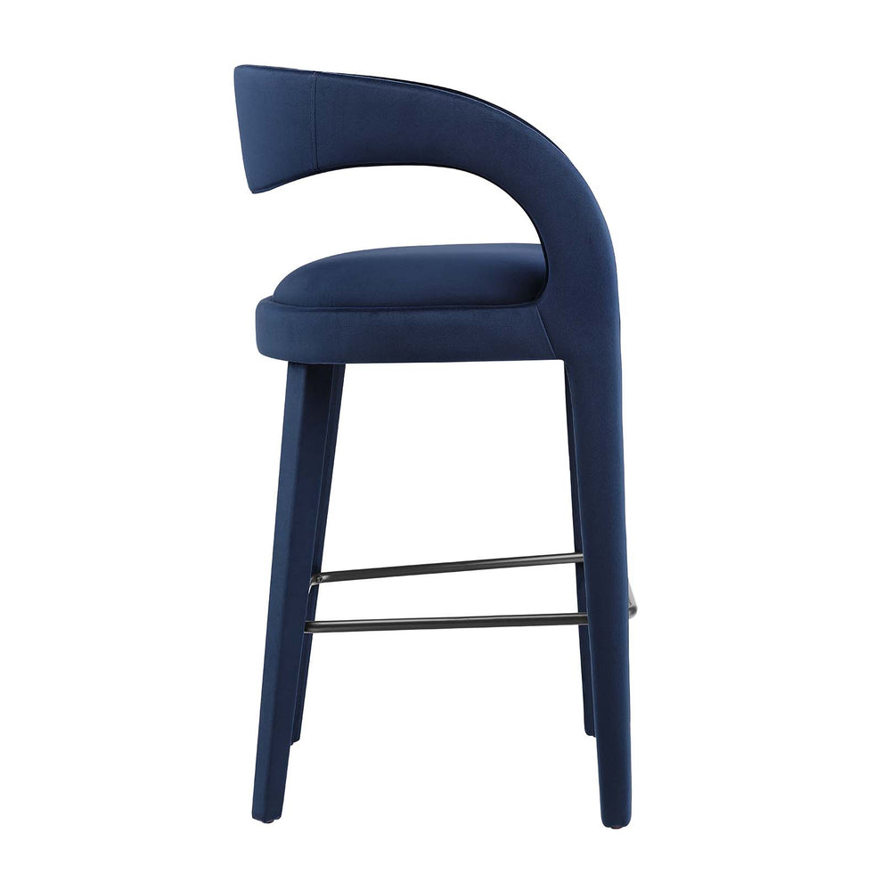 Pinnacle Performance Velvet Bar Stool Set of Two By Modway - EEI-6569 | Bar Stools | Modishstore - 39
