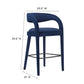 Pinnacle Performance Velvet Bar Stool Set of Two By Modway - EEI-6569 | Bar Stools | Modishstore - 45