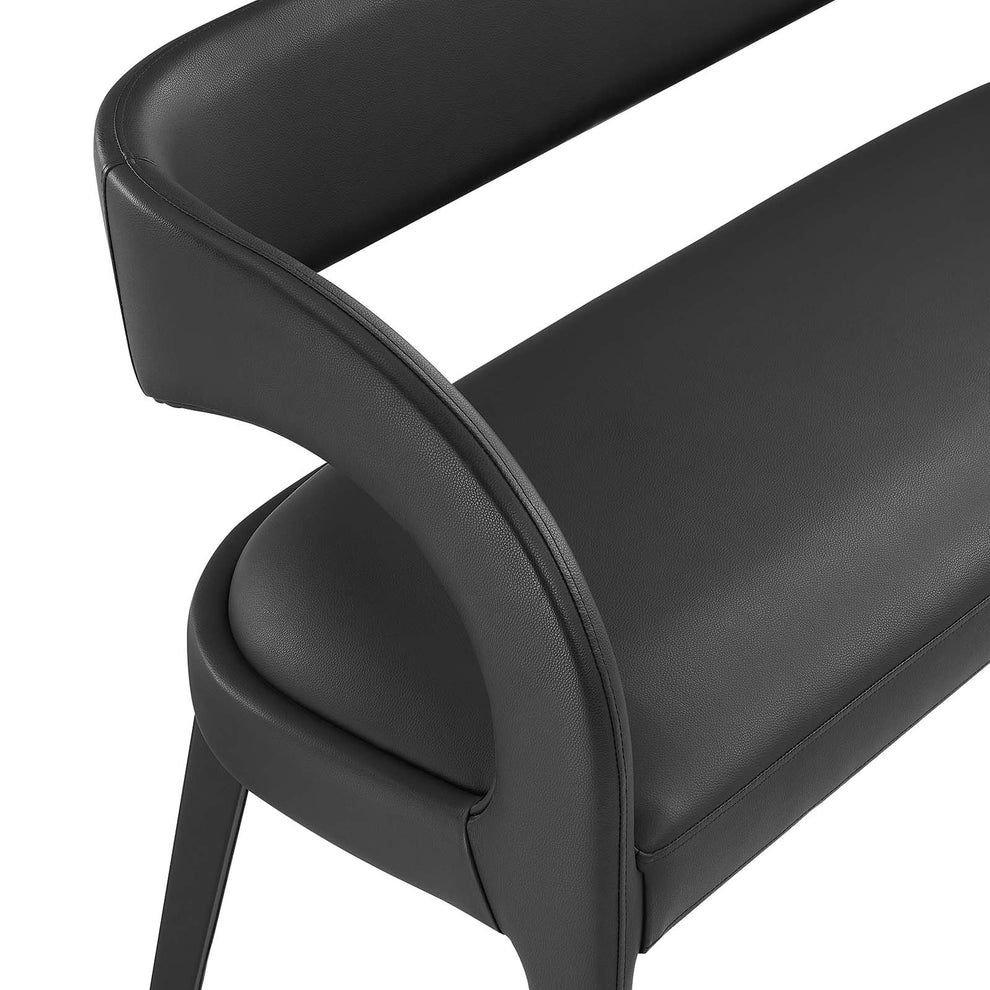 Pinnacle Vegan Leather Accent Bench By Modway - EEI-6570 | Benches | Modishstore - 5