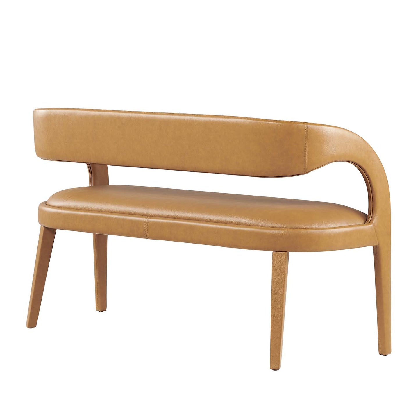 Pinnacle Vegan Leather Accent Bench By Modway - EEI-6570 | Benches | Modishstore - 11