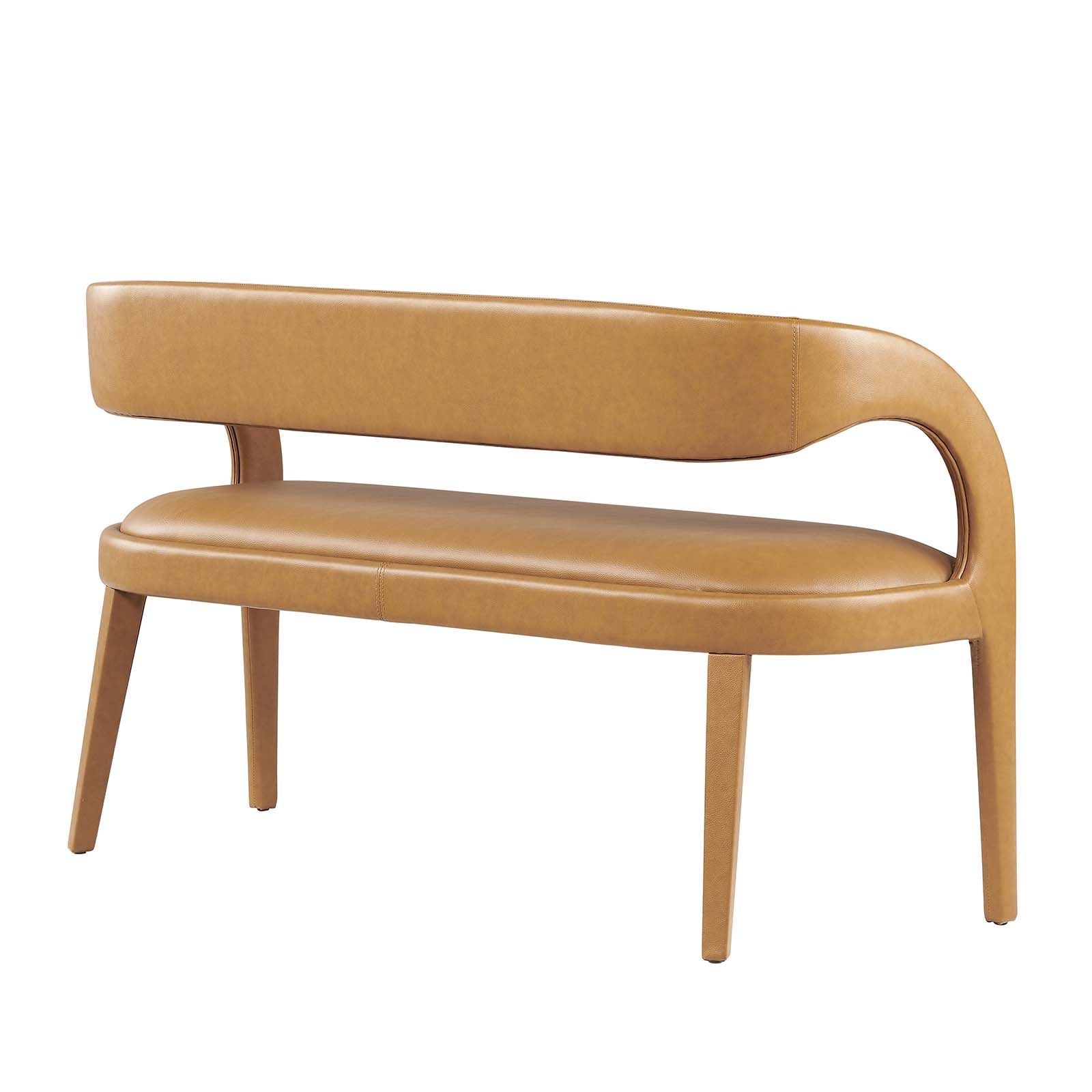 Pinnacle Vegan Leather Accent Bench By Modway - EEI-6570 | Benches | Modishstore - 11