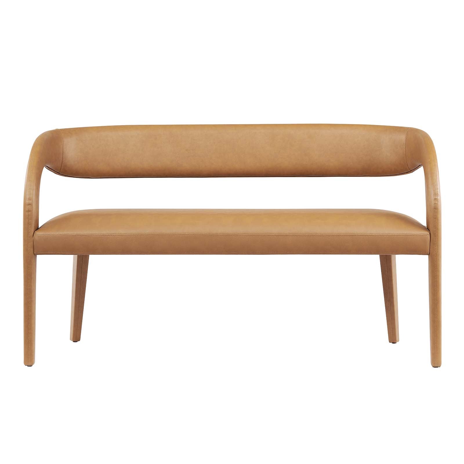 Pinnacle Vegan Leather Accent Bench By Modway - EEI-6570 | Benches | Modway - 12