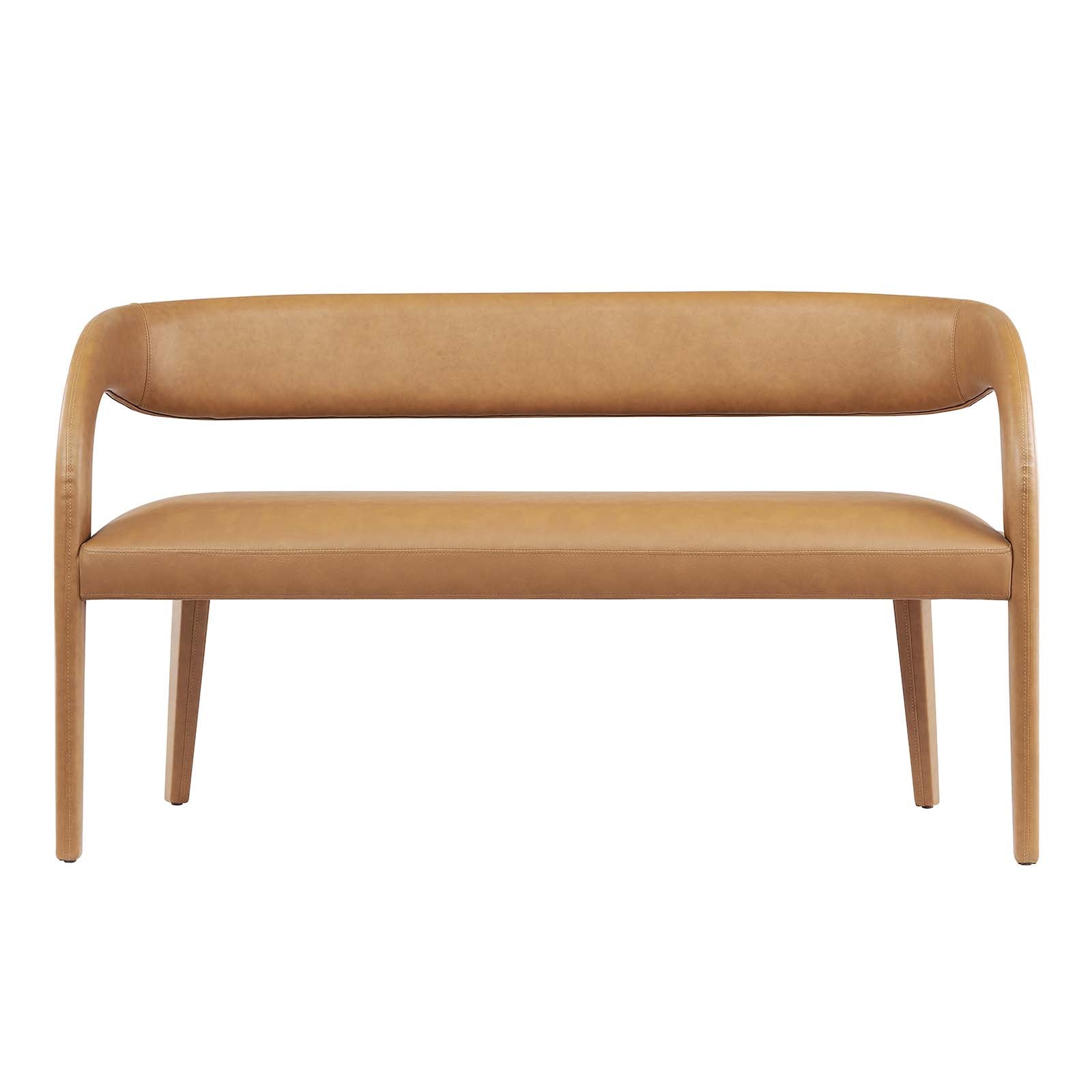 Pinnacle Vegan Leather Accent Bench By Modway - EEI-6570 | Benches | Modishstore - 12
