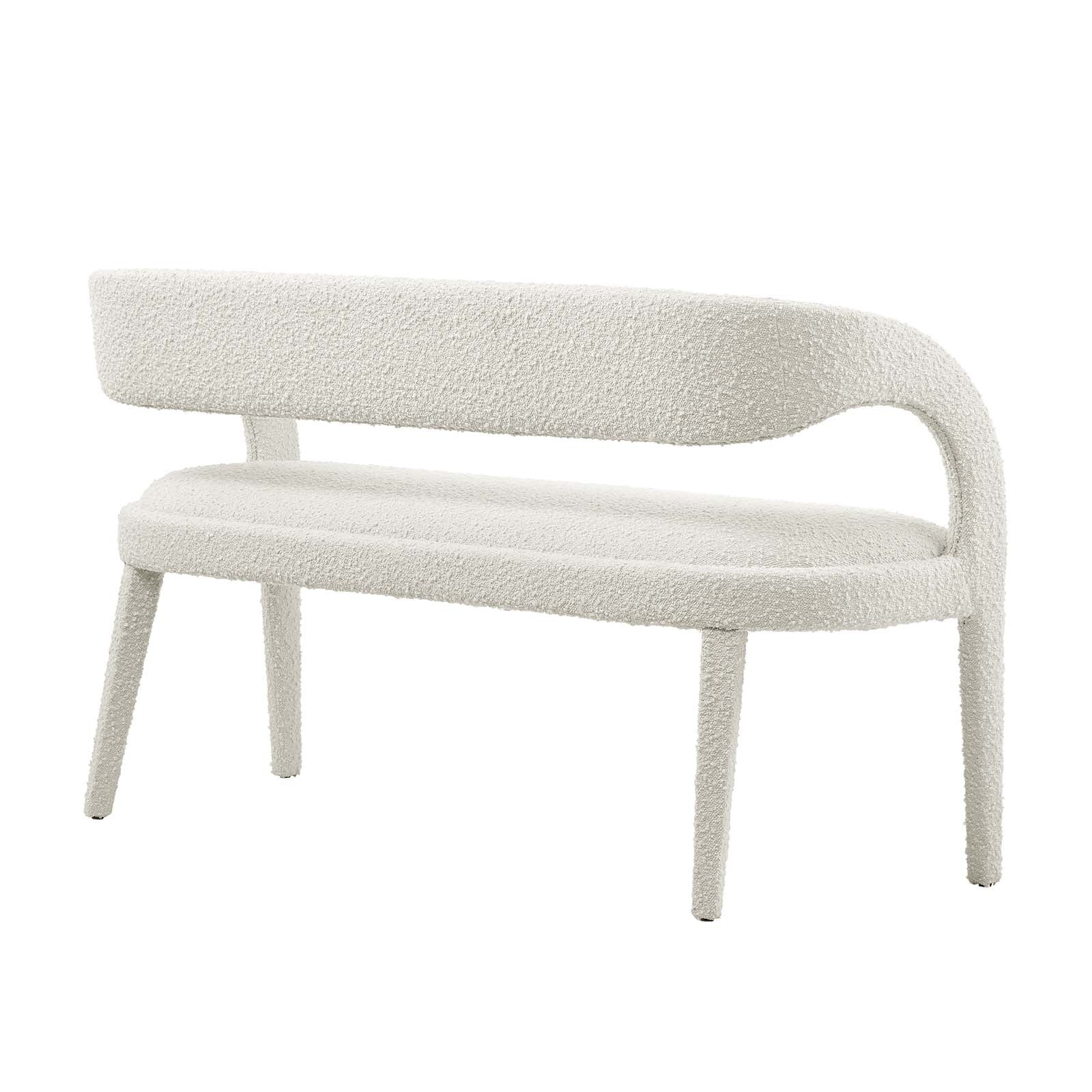 Pinnacle Boucle Fabric Accent Bench By Modway - EEI-6571 | Benches | Modishstore - 11