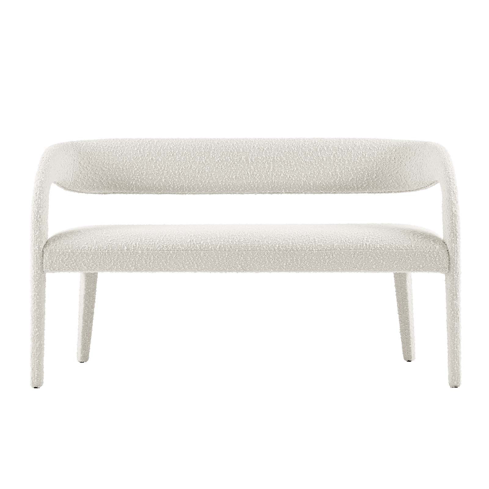 Pinnacle Boucle Fabric Accent Bench By Modway - EEI-6571 | Benches | Modishstore - 12