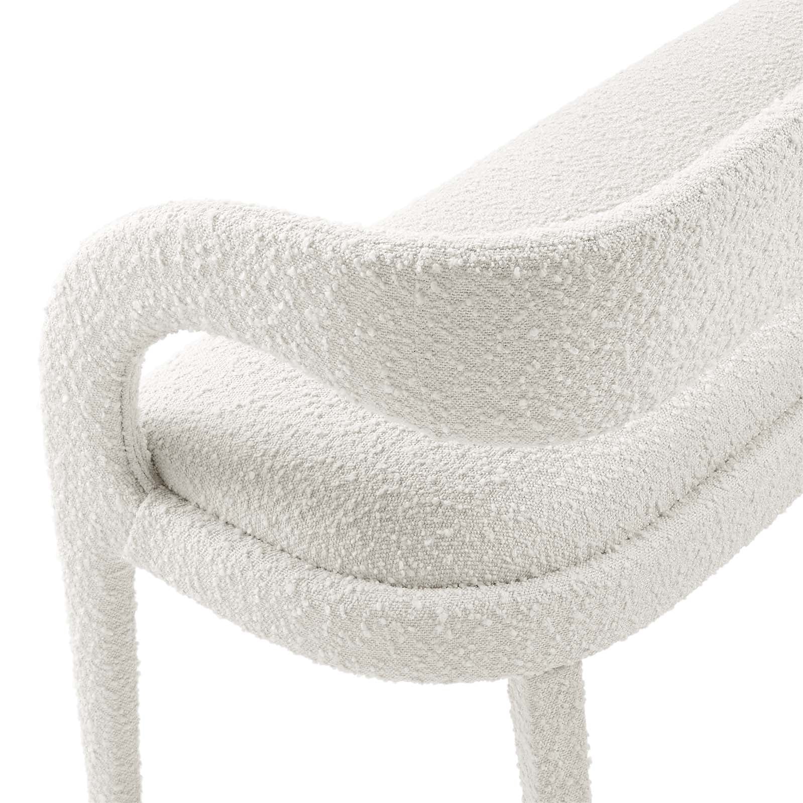 Pinnacle Boucle Fabric Accent Bench By Modway - EEI-6571 | Benches | Modway - 13